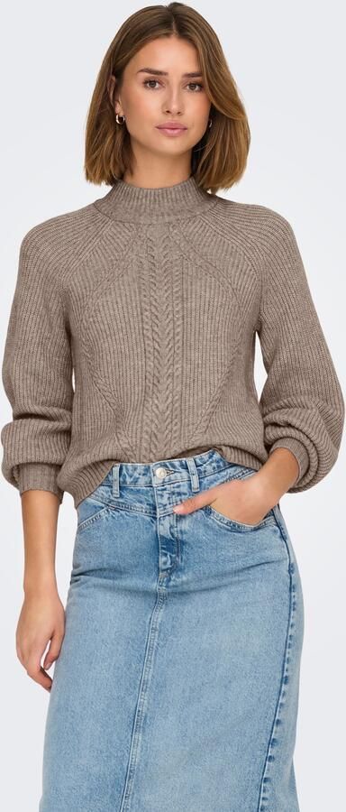 Only Trui met staande kraag ONLKATIA LS DETAIL HIGHNECK CC KNT - Foto 3