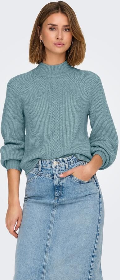 Only Regular fit gebreide pullover van viscosemix model 'KATIA' - Foto 3