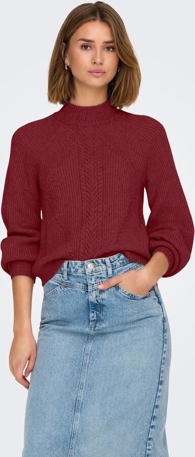 Only Trui met staande kraag ONLKATIA LS DETAIL HIGHNECK CC KNT - Foto 3