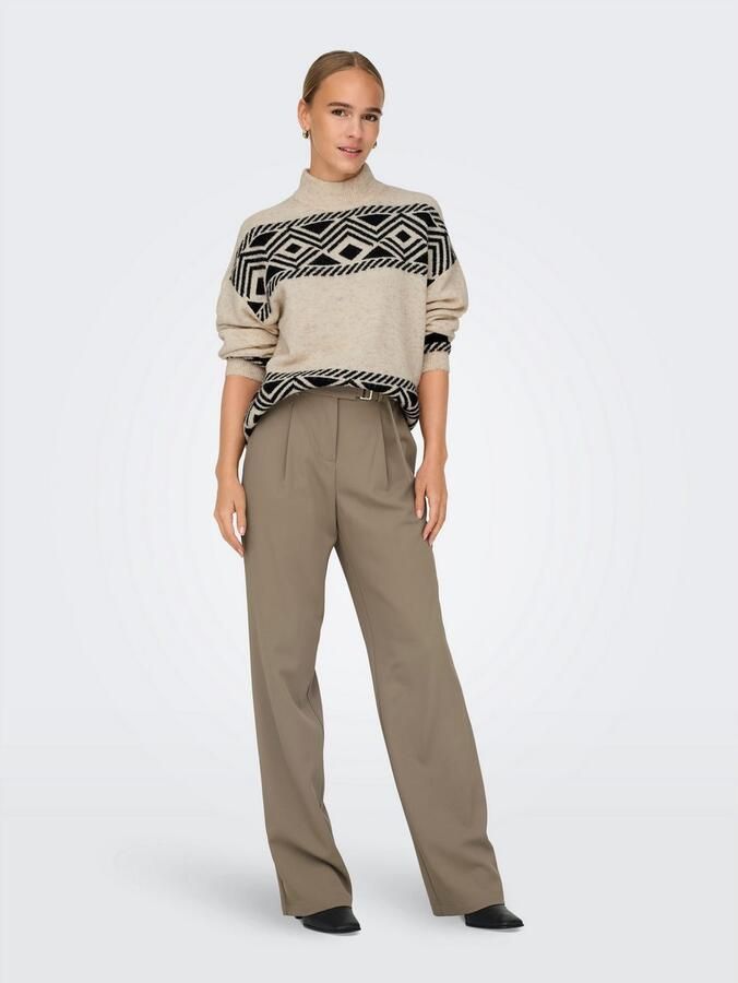 Only Trui met staande kraag ONLVICTORIA L S PULLOVER KNT NOOS - Foto 3