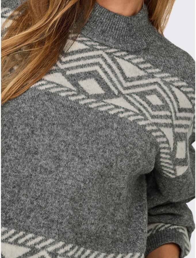 Only Trui met staande kraag ONLVICTORIA L S PULLOVER KNT NOOS