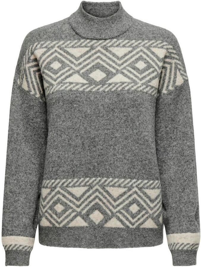 Only Trui met staande kraag ONLVICTORIA L S PULLOVER KNT NOOS - Foto 2