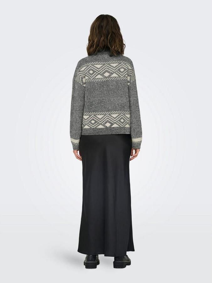 Only Trui met staande kraag ONLVICTORIA L S PULLOVER KNT NOOS - Foto 4