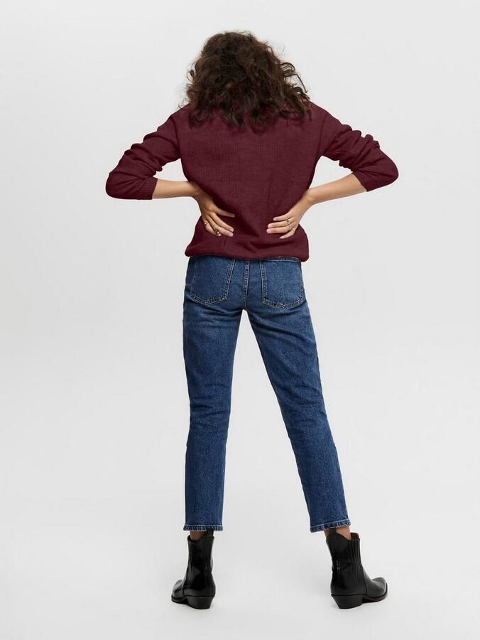 Only Regular fit gebreide pullover met V-hals model 'CAMILLA' - Foto 2