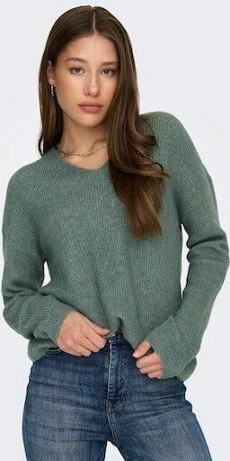 Only Regular fit gebreide pullover met V-hals model 'CAMILLA' - Foto 8