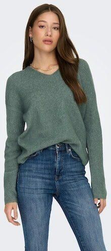 Only Regular fit gebreide pullover met V-hals model 'CAMILLA' - Foto 5