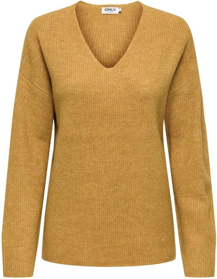 Only Trui met V-hals ONLCAMILLA V-NECK L S PULLOVER KNT NOOS