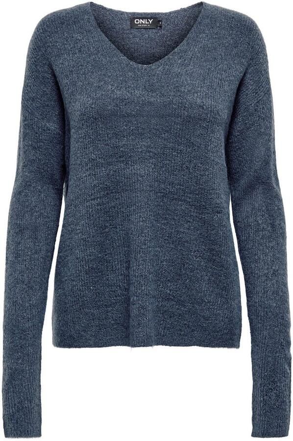 Only Regular fit gebreide pullover met V-hals model 'CAMILLA' - Foto 2