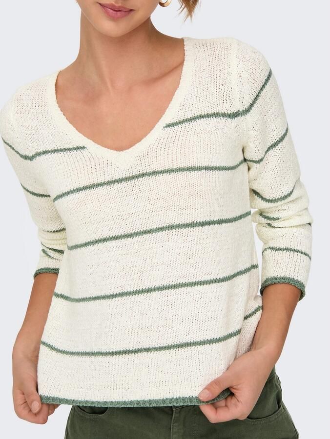 Only Trui met V-hals ONLGEENA L S V-NECK KNT NOOS - Foto 2