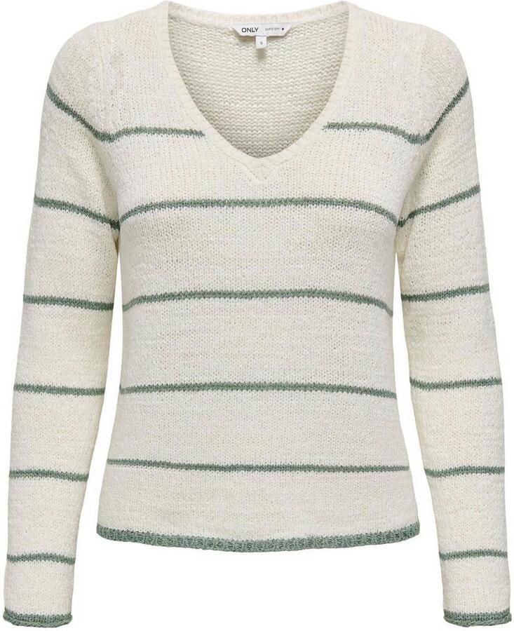 Only Trui met V-hals ONLGEENA L S V-NECK KNT NOOS