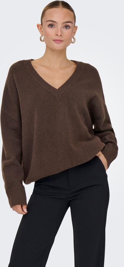 Only Regular fit gebreide pullover met wol model 'MARI' - Foto 6