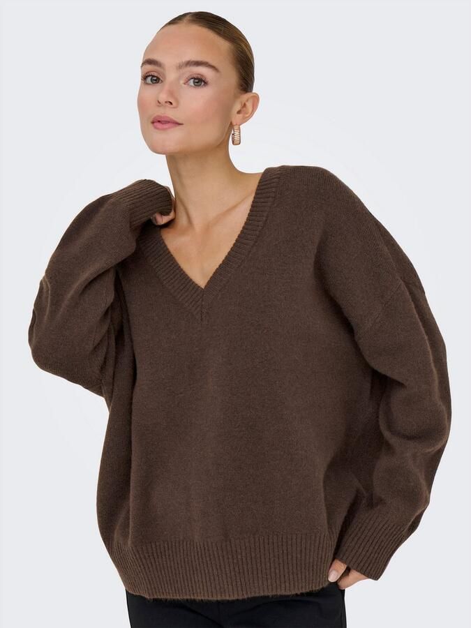 Only Regular fit gebreide pullover met wol model 'MARI' - Foto 3