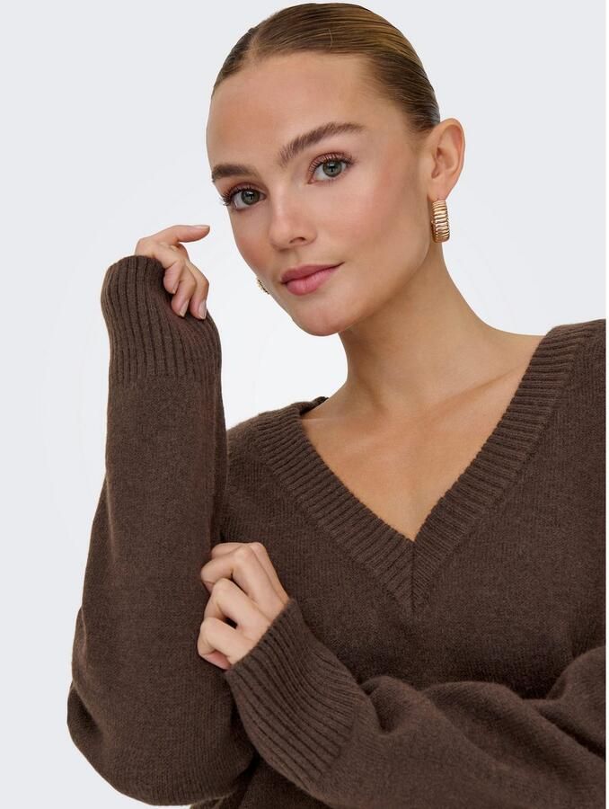 Only Regular fit gebreide pullover met wol model 'MARI' - Foto 2