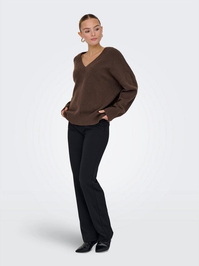 Only Regular fit gebreide pullover met wol model 'MARI' - Foto 4