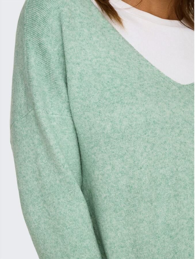 Only Trui met V-hals ONLRICA LIFE L S V-NECK PULLO KNT NOOS - Foto 2