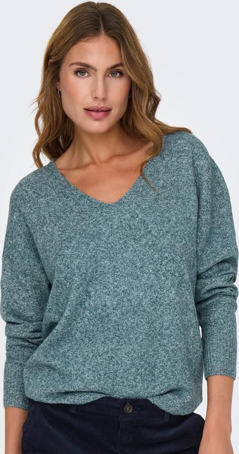 Only Trui met V-hals ONLRICA LIFE L S V-NECK PULLO KNT NOOS - Foto 9