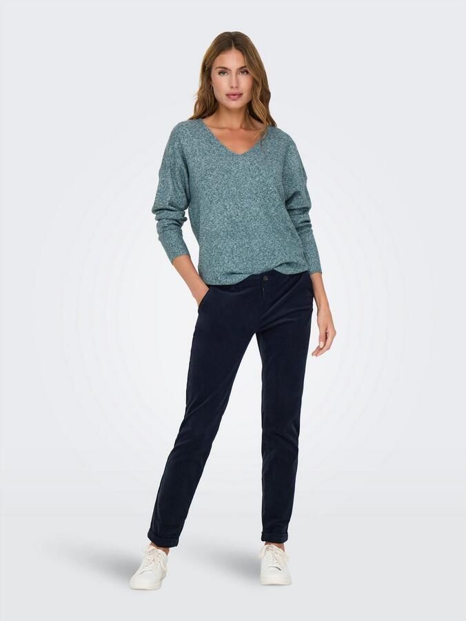 Only Trui met V-hals ONLRICA LIFE L S V-NECK PULLO KNT NOOS - Foto 5