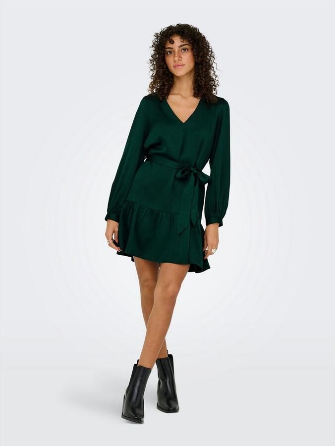 Only Tuniekjurk ONLNEW ALENA LIFE L S SHORT DRESS WVN - Foto 2