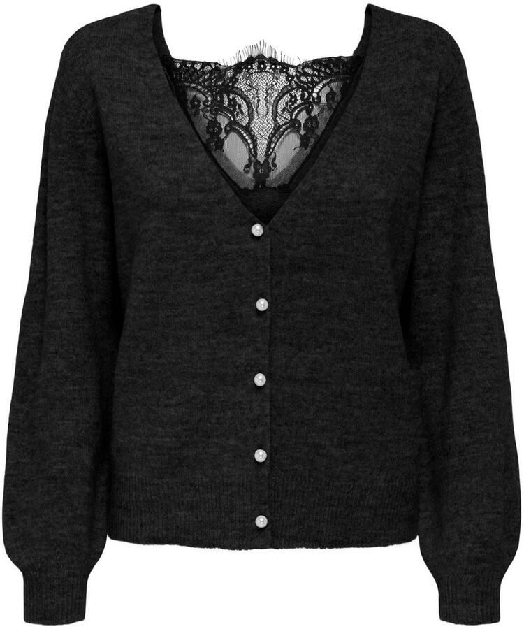Only Vest ONLADELE LS LACE MIX REVERS CARDI CC KNT