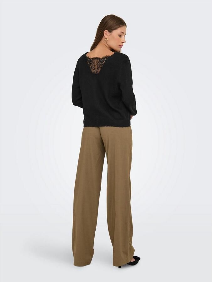 Only Vest ONLADELE LS LACE MIX REVERS CARDI CC KNT - Foto 6