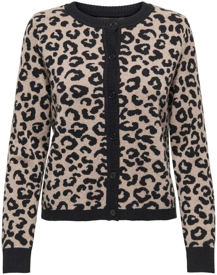 Only Vest ONLANNY LS O-NECK LEO CARDIGAN EX KNT