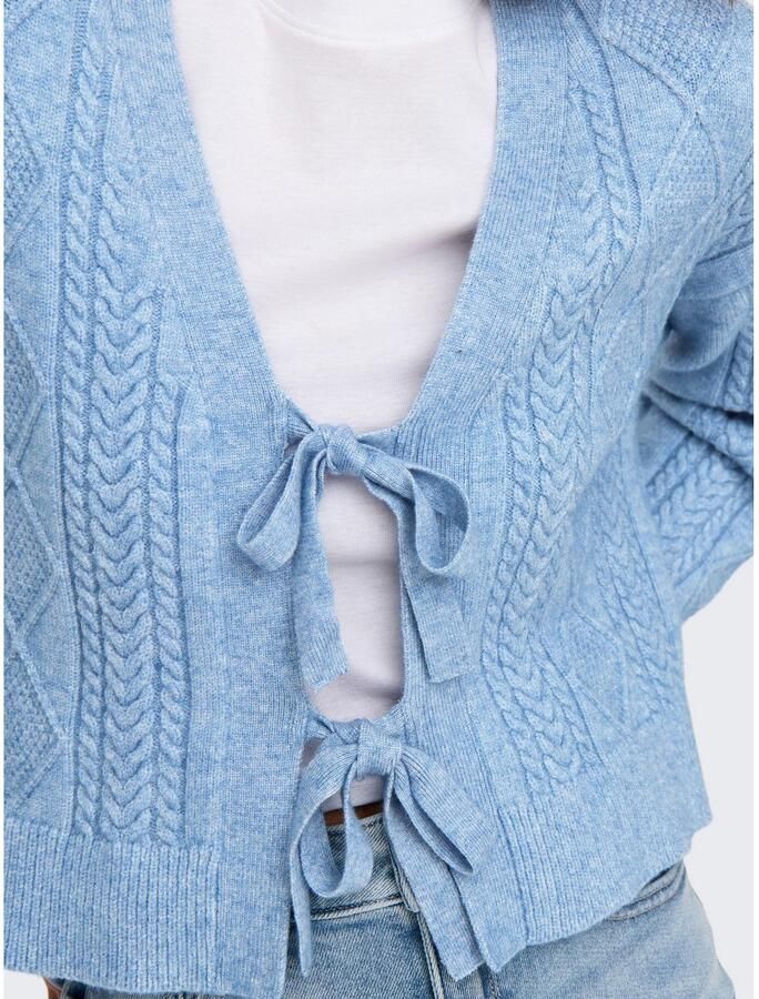 Only Regular fit gebreid jack van viscosemix model 'FIA' - Foto 6