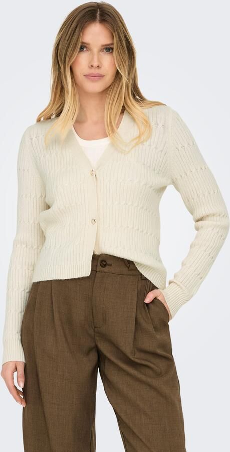 Only Vest ONLKATIA LS CABLE V-NECK CARDIGAN CC KNT - Foto 8