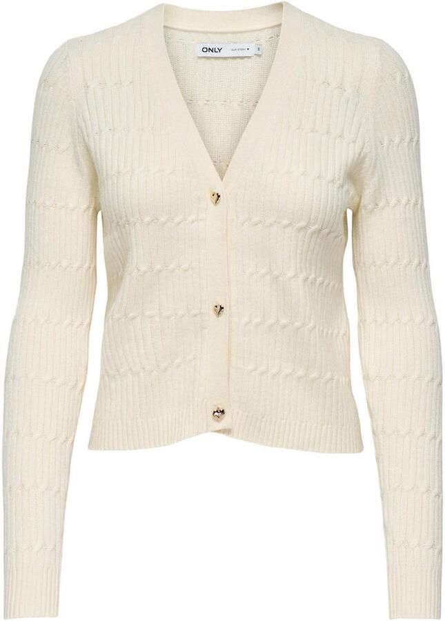 Only Vest ONLKATIA LS CABLE V-NECK CARDIGAN CC KNT - Foto 7