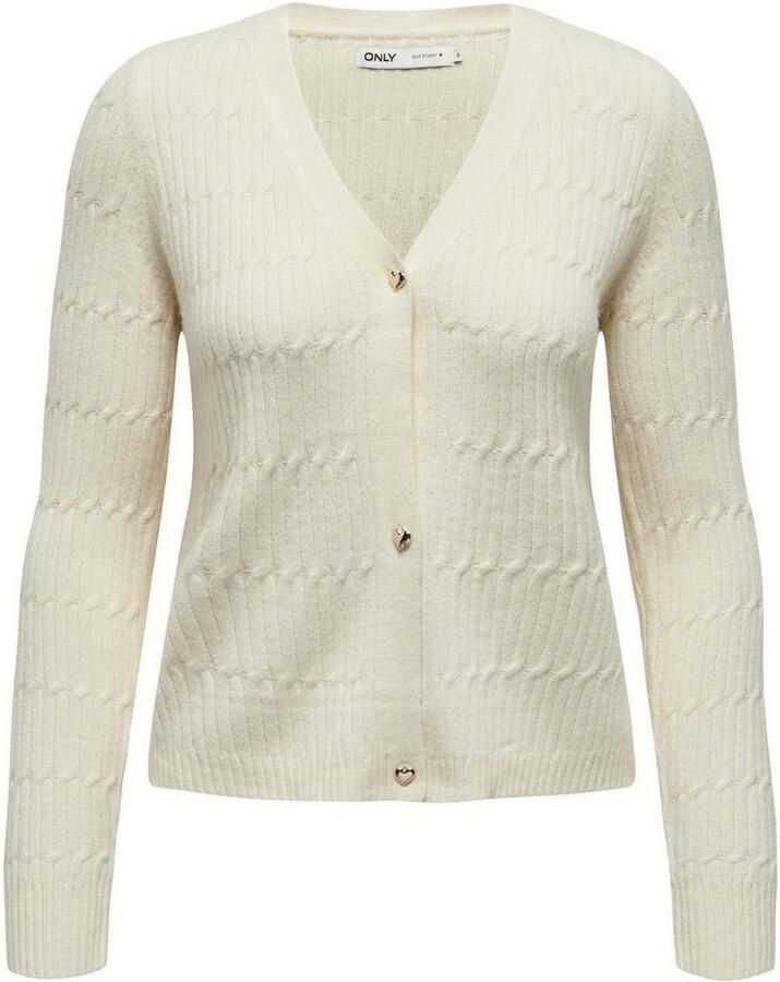 Only Vest ONLKATIA LS CABLE V-NECK CARDIGAN CC KNT - Foto 2