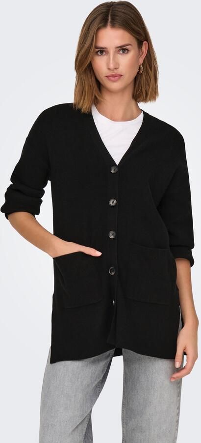 Only Vest ONLKATIA LS RIB V LOOSE CARDIGAN CC KNT - Foto 5