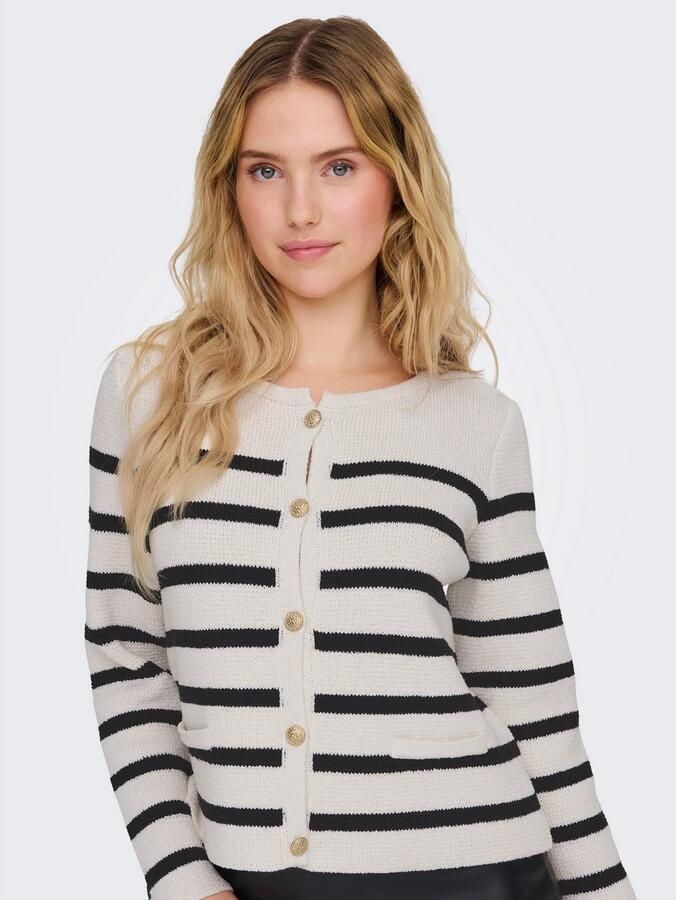 Only Vest ONLLAURA LIFE LS O-NECK CARDIGAN CC KNT - Foto 4