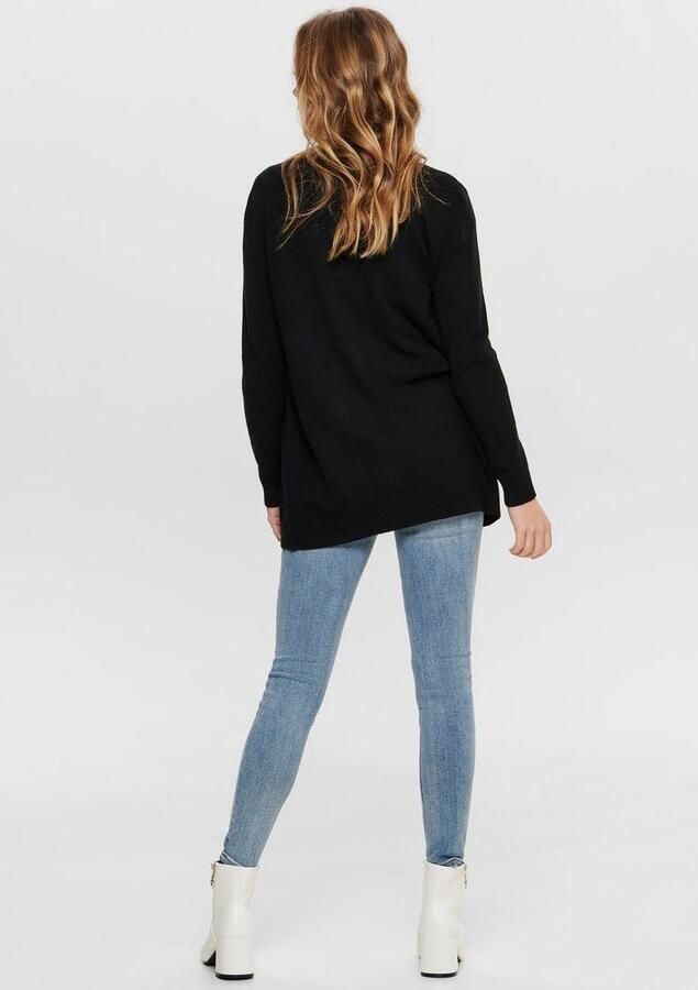 Only Vest ONLLESLY – Vest met zakken en figuur-omhullende vorm figuur omhullend casual fijn breisel viscosemix v-hals - Foto 3