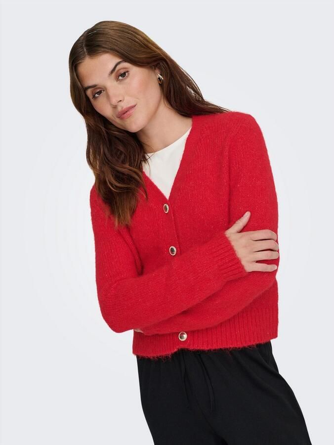 Only Vest ONLMAGGIE LIFE LS V-NECK CARDI CC KNT - Foto 2