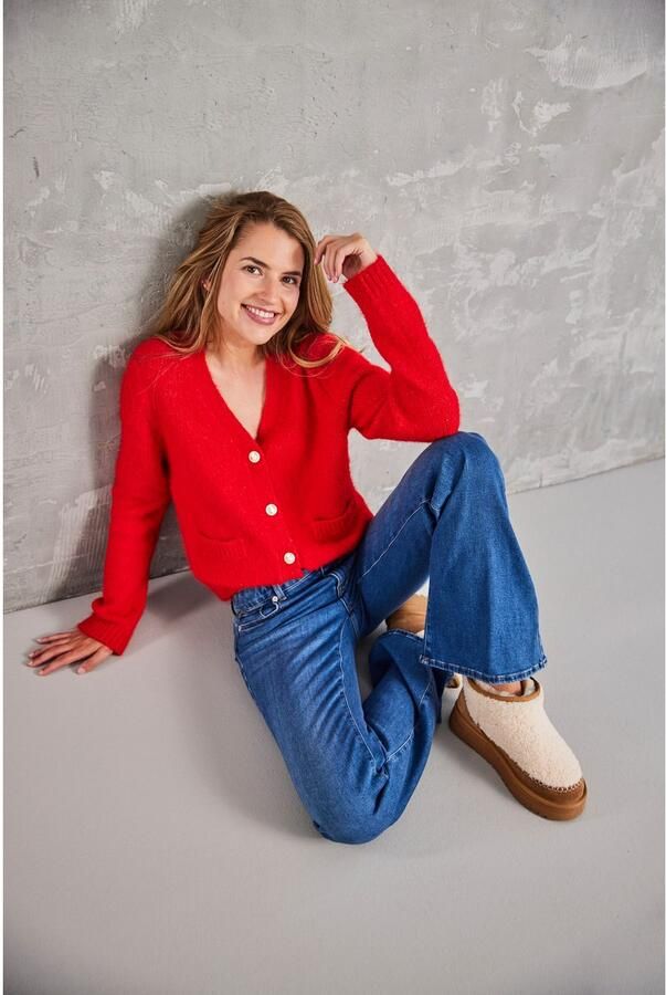 Only Vest ONLMAGGIE LIFE LS V-NECK CARDI CC KNT - Foto 8