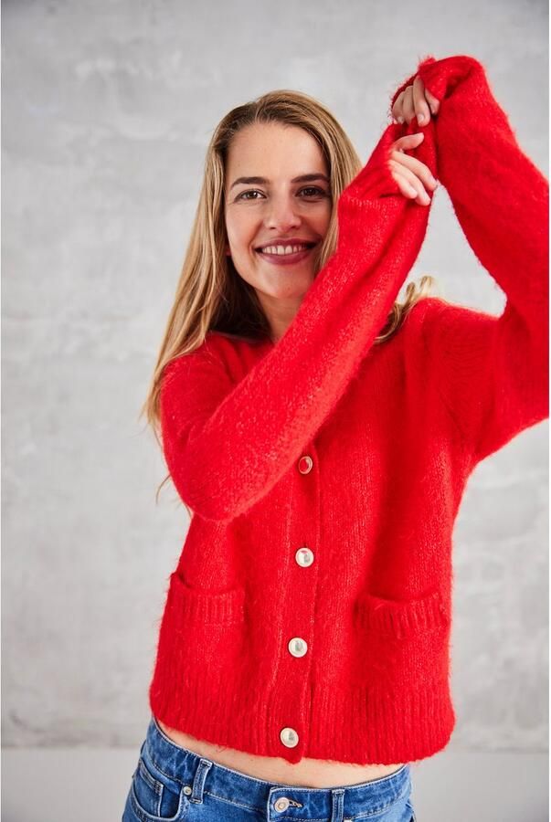 Only Vest ONLMAGGIE LIFE LS V-NECK CARDI CC KNT - Foto 9