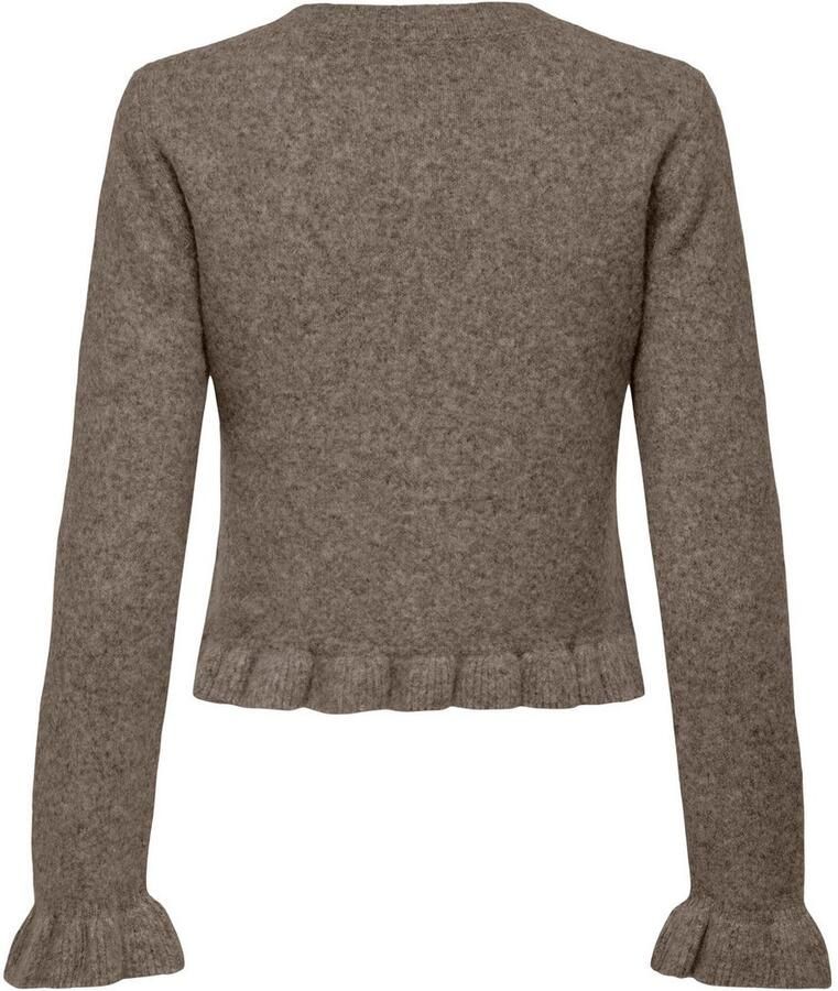 Only Vest ONLRIMA LIFE LS FRILL BUTTON CARDIG KNT