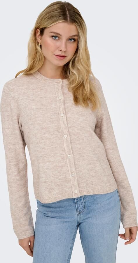 Only Loose fit gebreid jack met knoopsluiting model 'SIMONI' - Foto 7