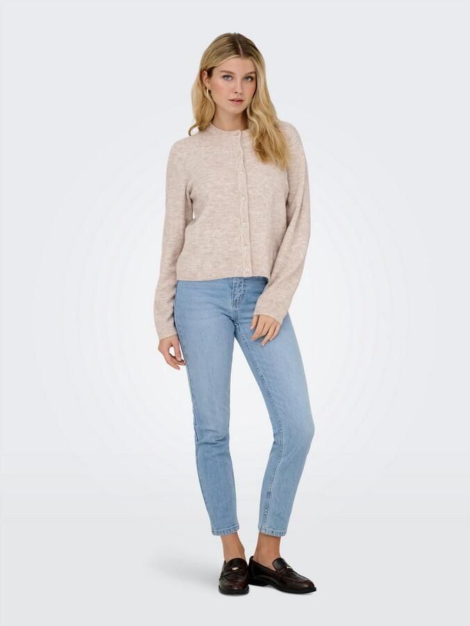 Only Loose fit gebreid jack met knoopsluiting model 'SIMONI' - Foto 3