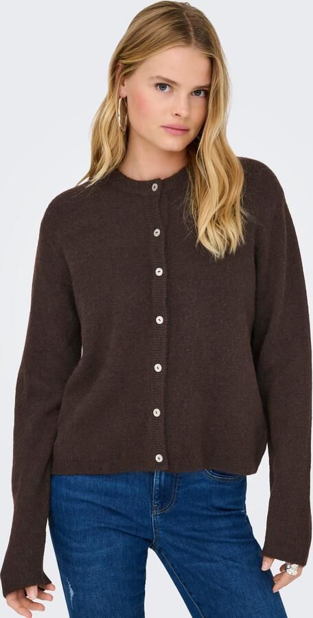 Only Loose fit gebreid jack met knoopsluiting model 'SIMONI' - Foto 5