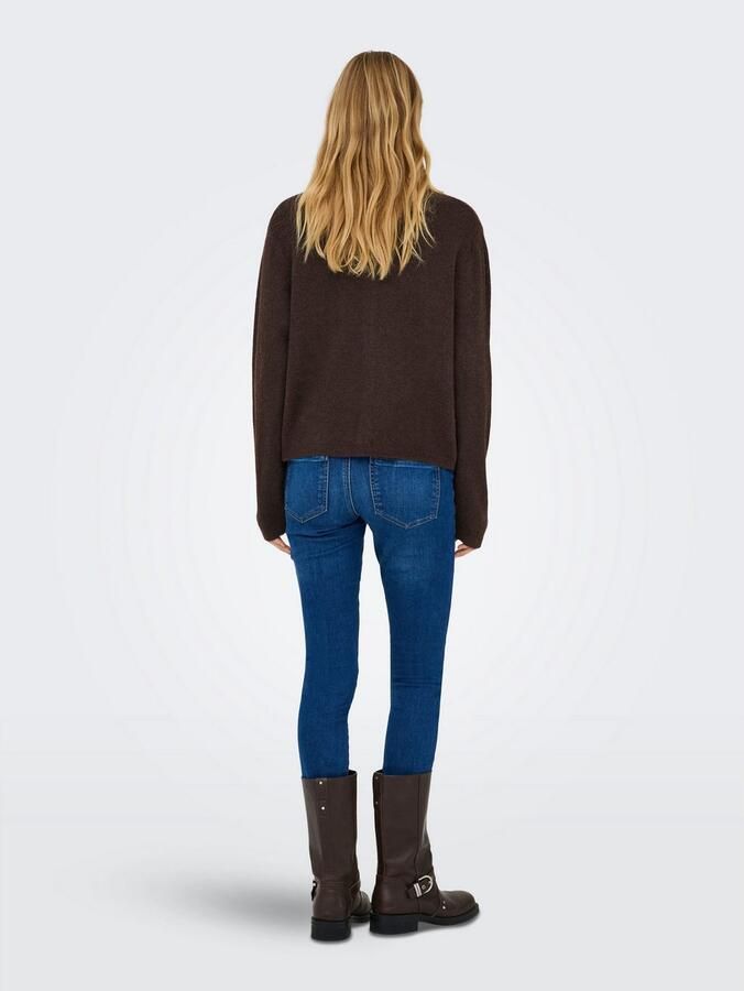 Only Loose fit gebreid jack met knoopsluiting model 'SIMONI' - Foto 4