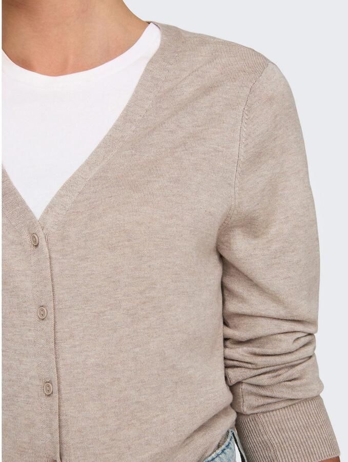 Only Vest ONLVENICE LIFE LS VNECK CARDI KNT NOOS