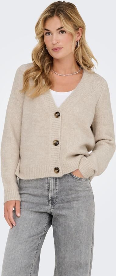 Only Loose fit gebreid jack met V-hals model 'ZOEY' - Foto 7