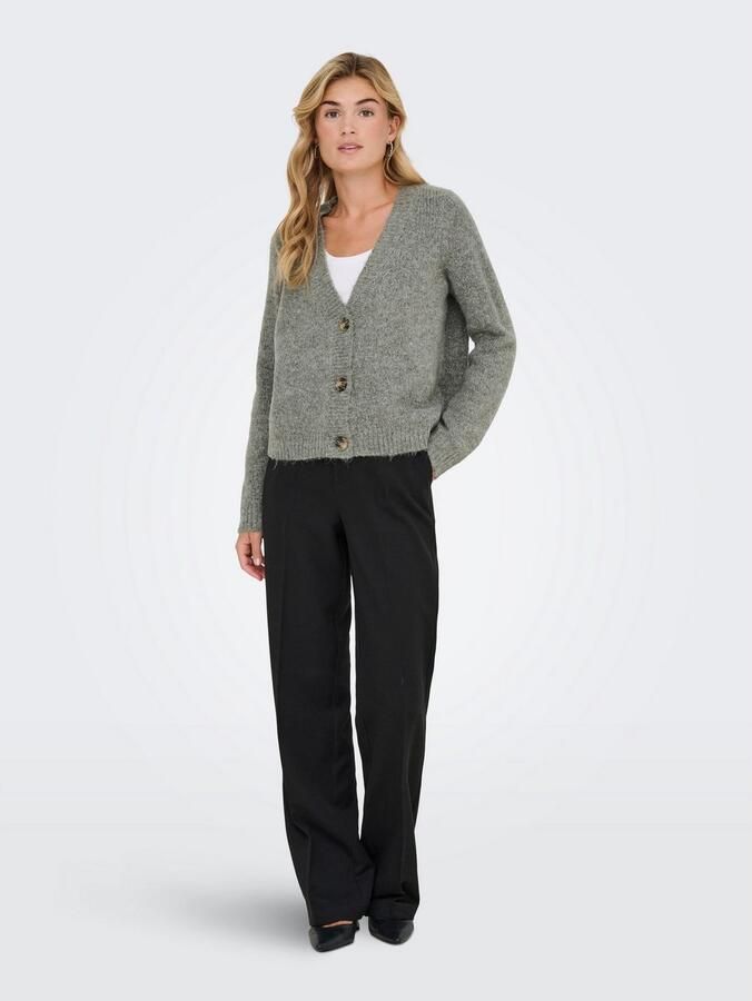 Only Loose fit gebreid jack met V-hals model 'ZOEY' - Foto 3