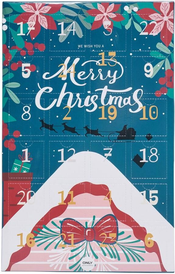 Only Vrijetijdssokken ONL24 MULTI XMAS SOCK BOX 24-PACK ACC (set 24 Paar) - Foto 2