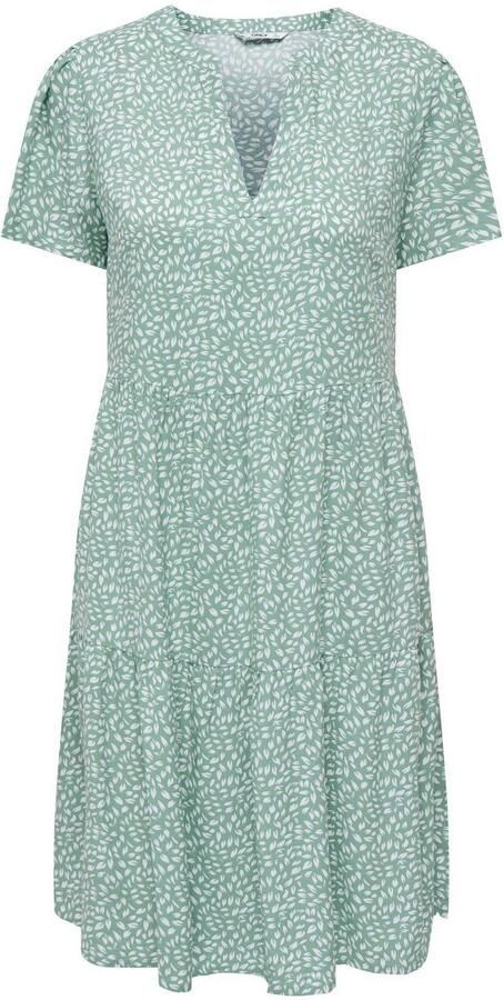 Only Zomerjurk ONLZALLY – Zomerjurk met V-hals en trapsgewijze volant - Foto 6