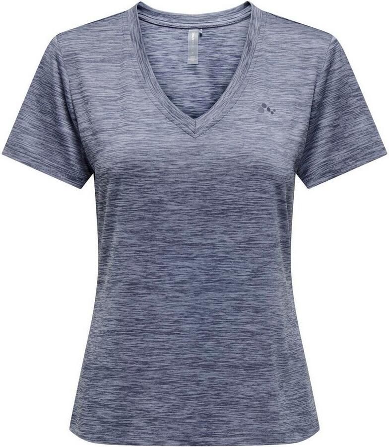 Only Blauwe Tops & T-Shirts van gerecycled polyester Blue Dames