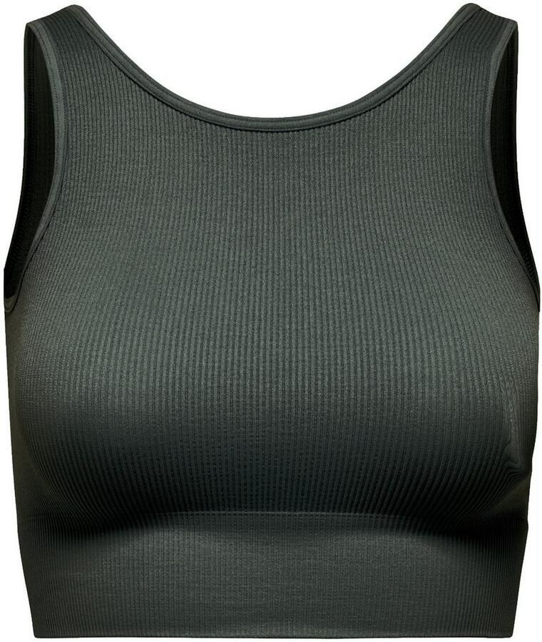 Only Play Trainingstop ONPJAIA LIFE Cropped fit in fijne ribstructuur