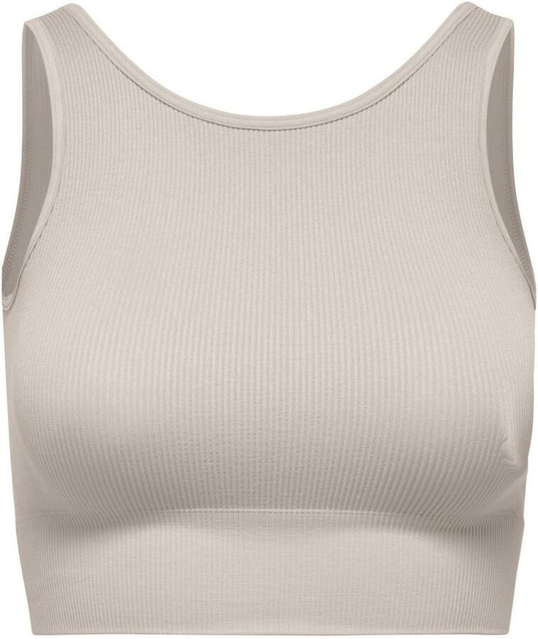 Only Play Trainingstop ONPJAIA LIFE Cropped fit in fijne ribstructuur