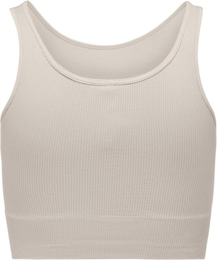 Only Play Trainingstop ONPJAIA LIFE Cropped fit in fijne ribstructuur - Foto 2