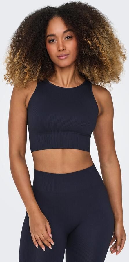 Only Play Trainingstop ONPJAIA LIFE Cropped fit in fijne ribstructuur - Foto 6